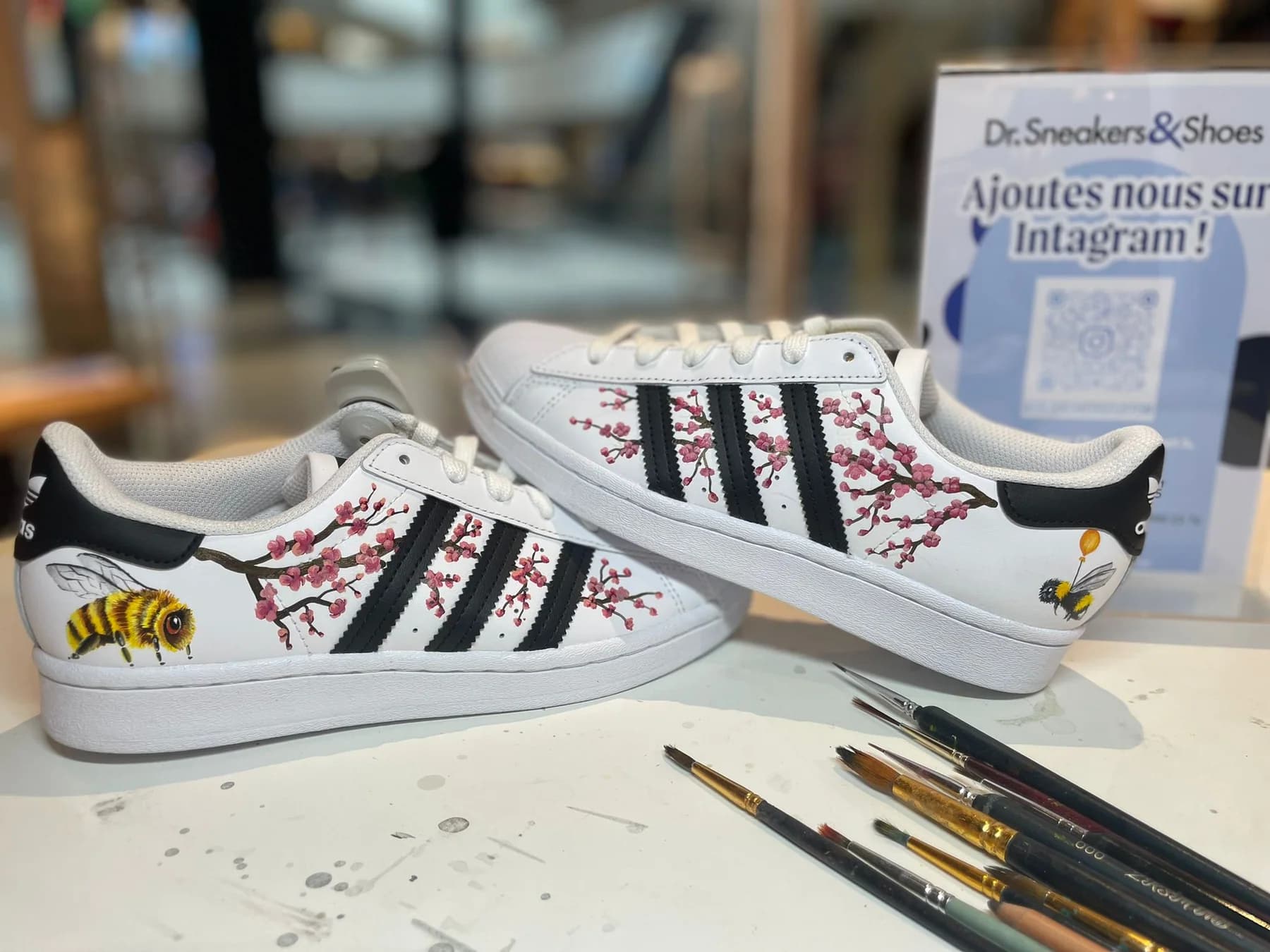 Stan Smith peintes à la main